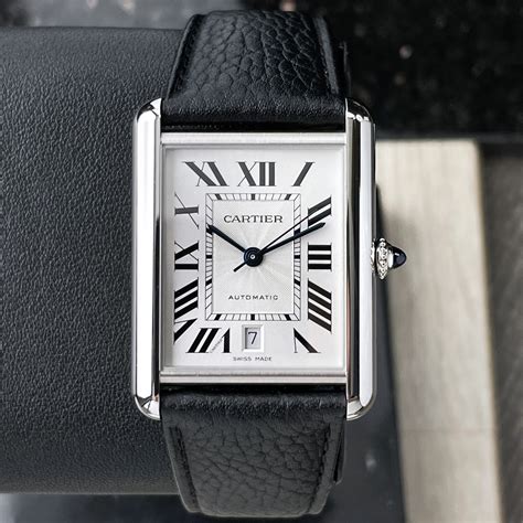 cartier black tank